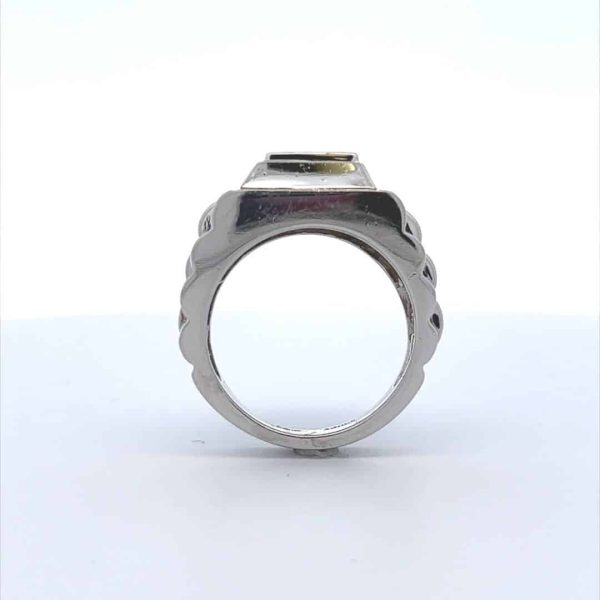 2/3 Carat Designer Diamond Gents Ring in Platinum