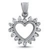 1/2ct Diamond Heart Pendant