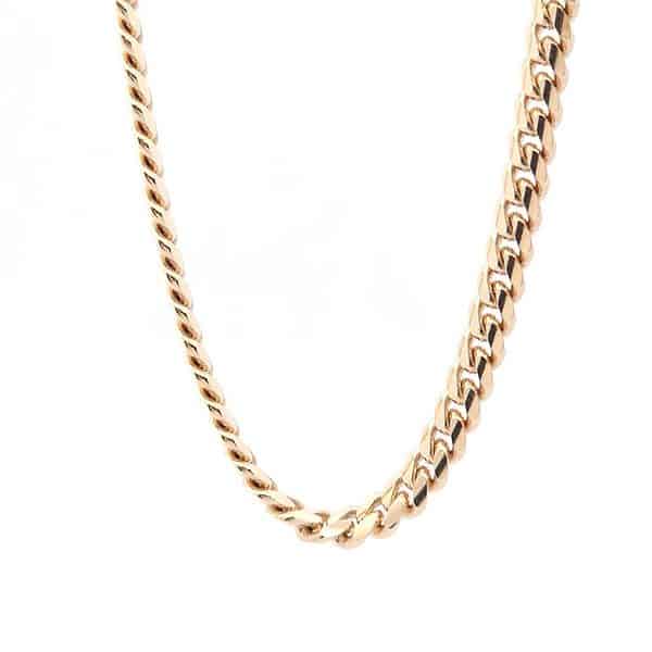 7" Cuban Link Bracelet in 14K Yellow Gold