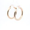 Medium Thick Hoop Earrings in 14k Yellow Gold