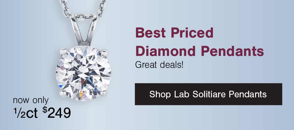 Lab Grown Diamond Pendants