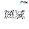 1ct Lab Grown Diamond Princess Studs