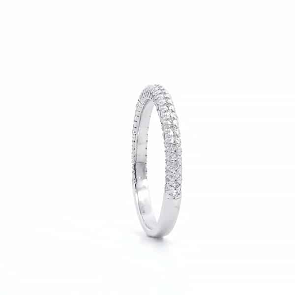 3-Row Anniversary 2/5 Carat Band in 14K Gold