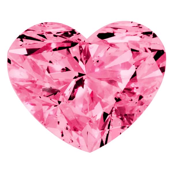 1/2 Carat Heart Pink Diamond EGL Certified