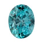 Blue Oval Diamond