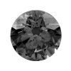 1 Carat Round Black Diamond