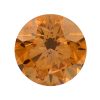 3 1/2 Carat Round Orange Diamond