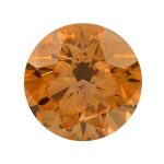 Round Orange Diamond