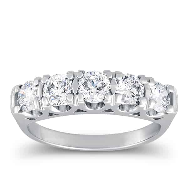5-Stone Anniversary Diamond Ring 1 ct