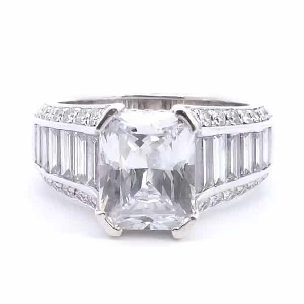 Krizanti 1 3/4 ct Semi Mount Ring in 18K Gold