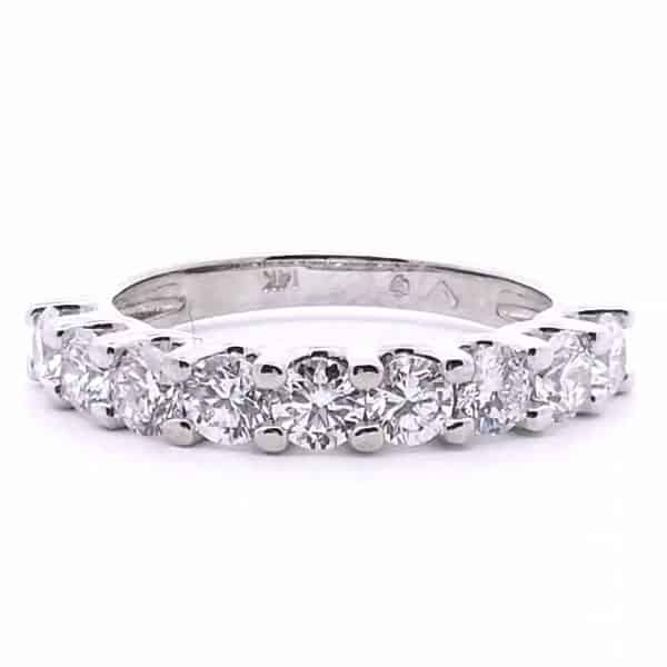 1½ ct 9-Stone Diamond Anniversary Ring