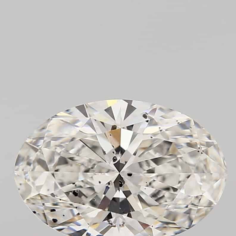 Lab Grown 2.29 Carat Diamond IGI Certified si2 clarity and F color