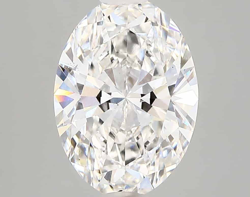 Lab Grown 2.44 Carat Diamond IGI Certified si1 clarity and F color