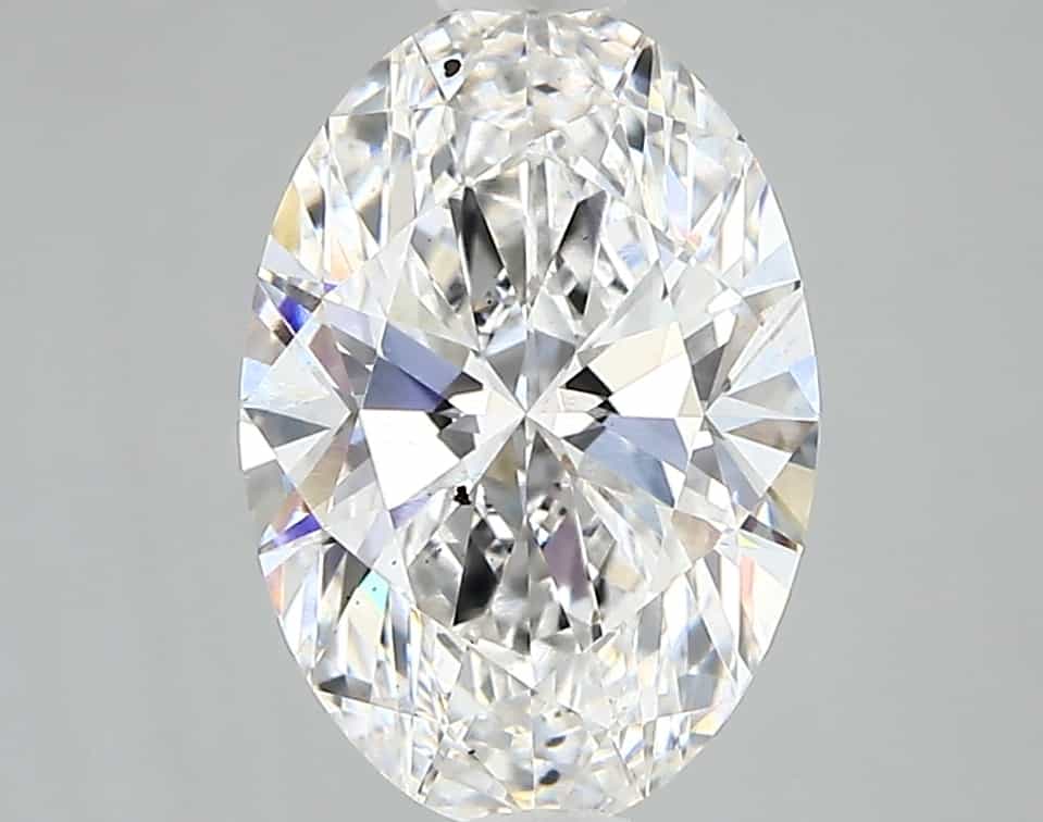 Lab Grown 2.5 Carat Diamond IGI Certified si1 clarity and F color