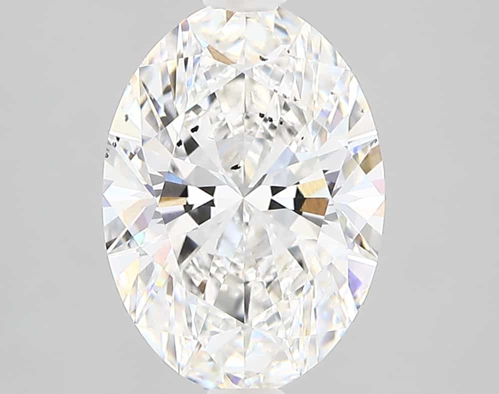 Lab Grown 2.53 Carat Diamond IGI Certified si1 clarity and F color