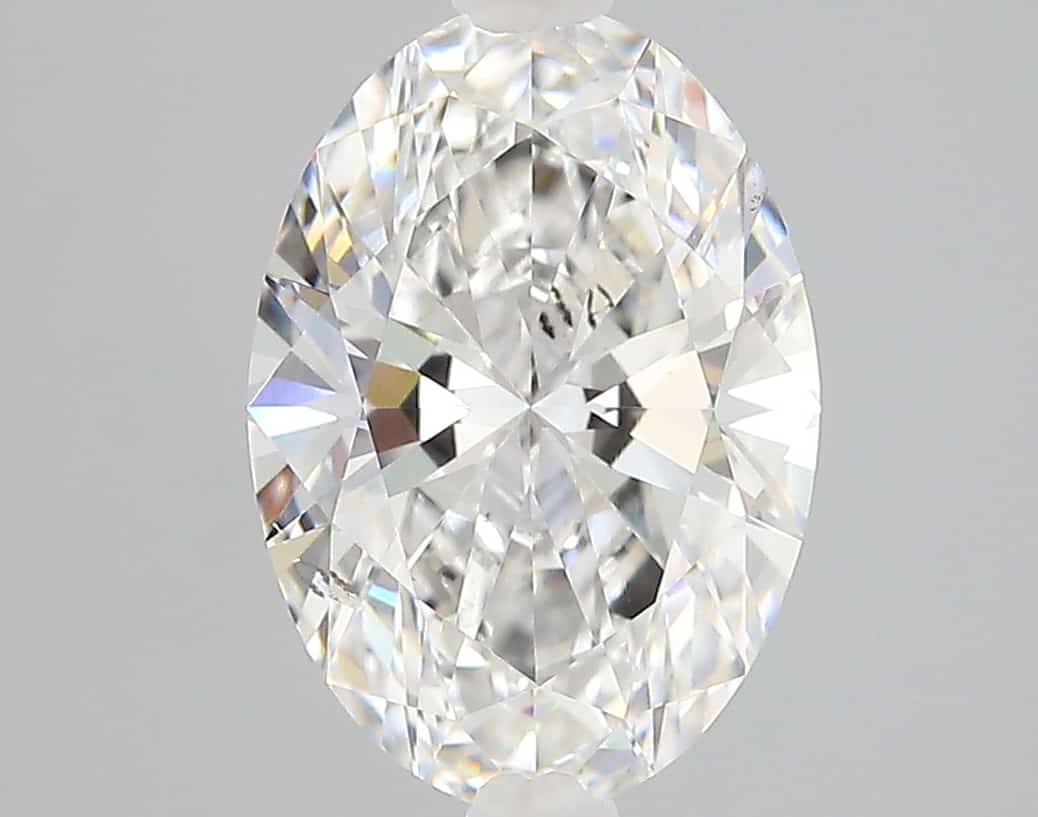 Lab Grown 2.57 Carat Diamond IGI Certified si1 clarity and F color