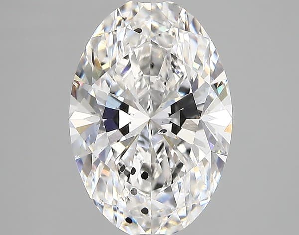 Lab Grown 2.64 Carat Diamond IGI Certified si2 clarity and F color