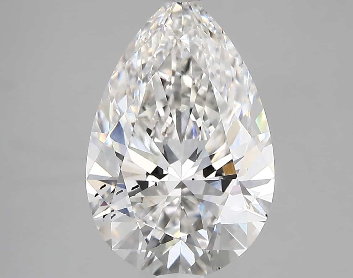 Lab Grown 3.52 Carat Diamond IGI Certified si1 clarity and F color