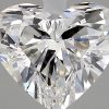 1.01 Carat Heart GIA Natural Diamond F-SI1, Excellent symmetry, Excellent polish.