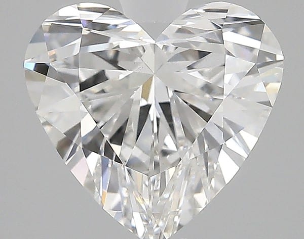 1.21 Carat Heart GIA Natural Diamond G-SI2, Excellent symmetry, Excellent polish.