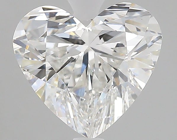 1.01 Carat Heart GIA Natural Diamond E-vs1, Excellent symmetry, Excellent polish.