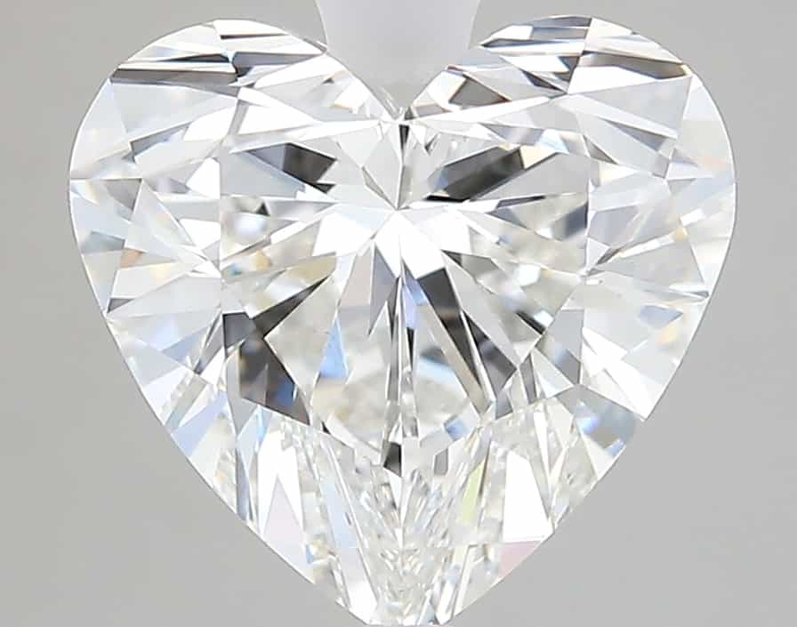 2.22 Carat Heart GIA Natural Diamond SI1, Good symmetry, Good polish.