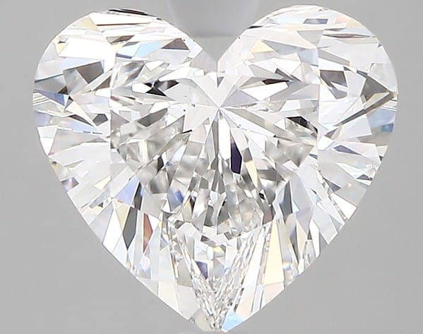 1.63 Carat Heart GIA Natural Diamond D-SI2, VERY GOOD symmetry, EXCELLENT polish.