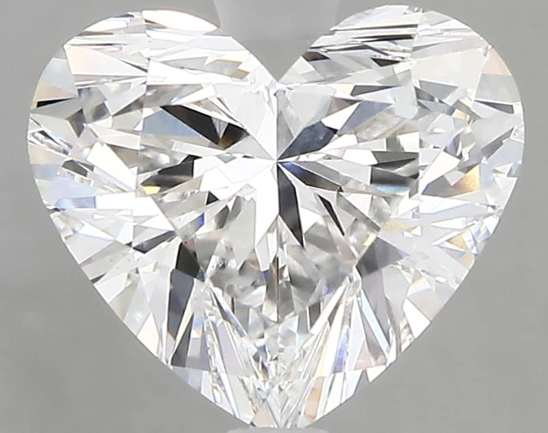 1.7 Carat Heart GIA Natural Diamond H-SI2, EXCELLENT symmetry, EXCELLENT polish.