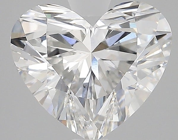 2 Carat Heart GIA Natural Diamond E-SI2, Good symmetry, Good polish.