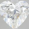 2 Carat Heart GIA Natural Diamond E-SI1, Good symmetry, Very Good polish.
