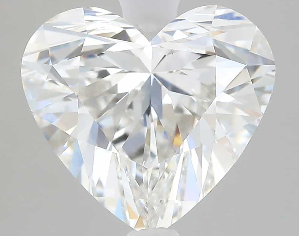2 Carat Heart GIA Natural Diamond E-SI1, Good symmetry, Very Good polish.