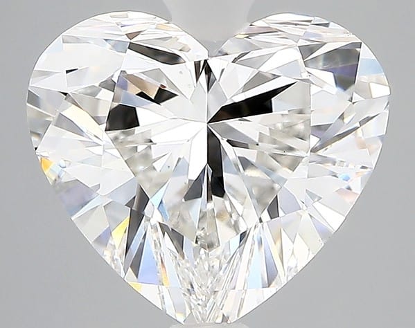 2.02 Carat Heart GIA Natural Diamond F-vs2, Good symmetry, Very Good polish.