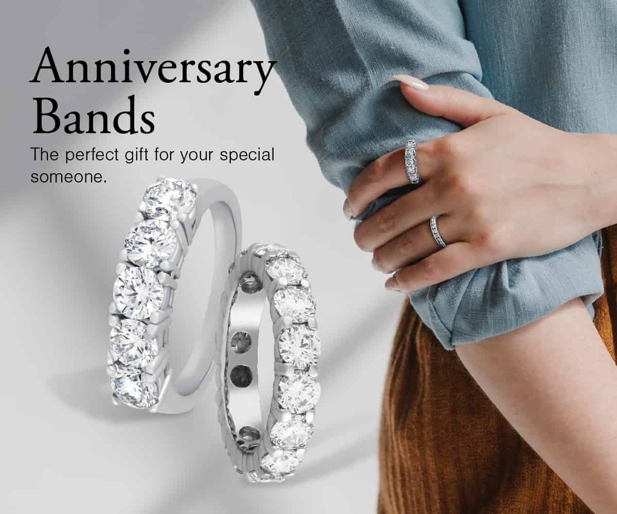anniversary and wedding bands