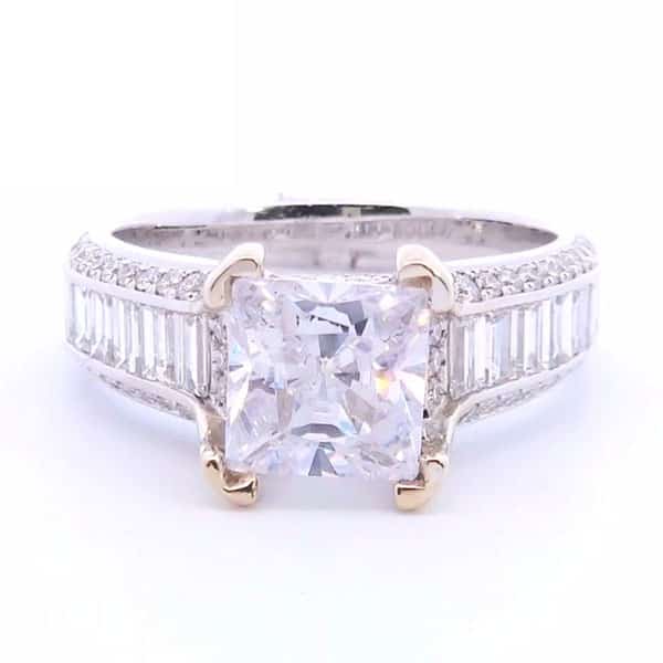 Krizanti 1 1/2 ct Semi Mount Ring in 18K Gold