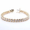 Lab Diamond Tennis Bracelet S-Link Style