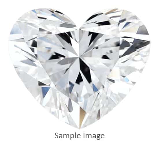 0.31 Carat Heart Non-Graded Natural Diamond