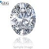 0.53 Carat Oval EGL Lab Grown Diamond