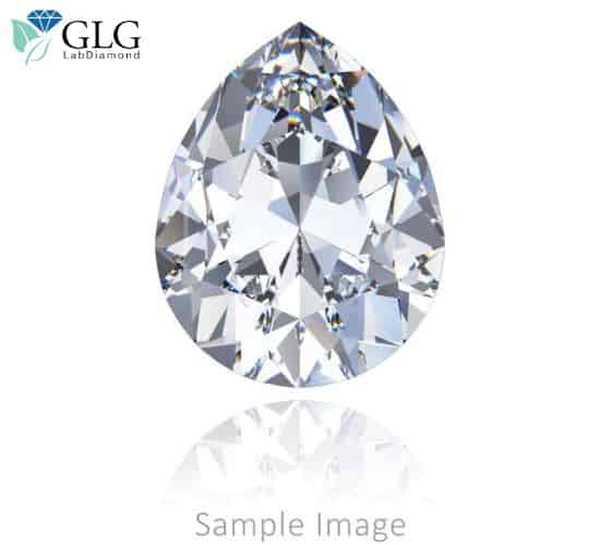 Certified Lab 1ct Pear SI1 J Loose Diamond