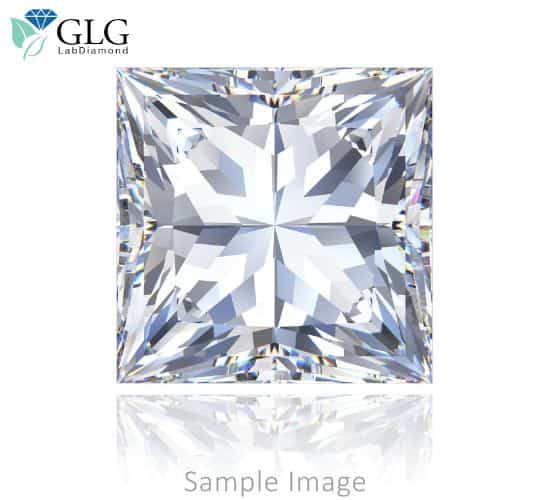 3.34ct H VS1 PRINCESS Cut Loose Diamond Lab Graded 6421168396