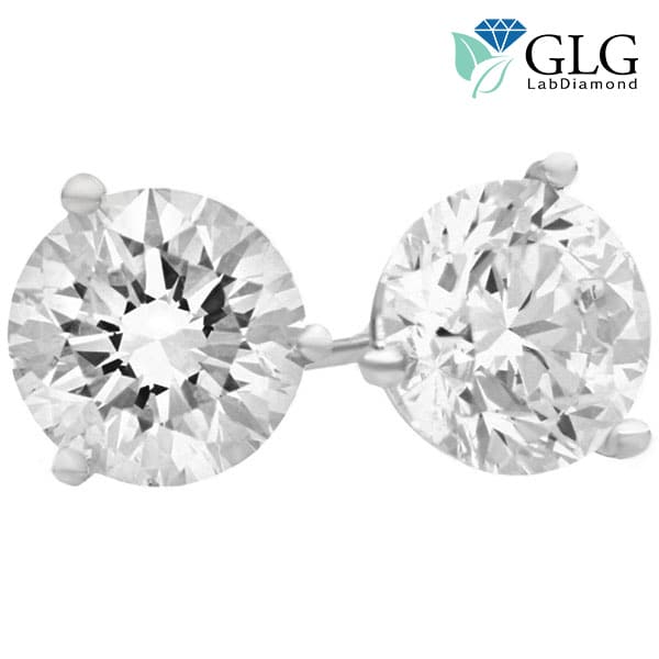 2 ½ct Lab Diamond Studs