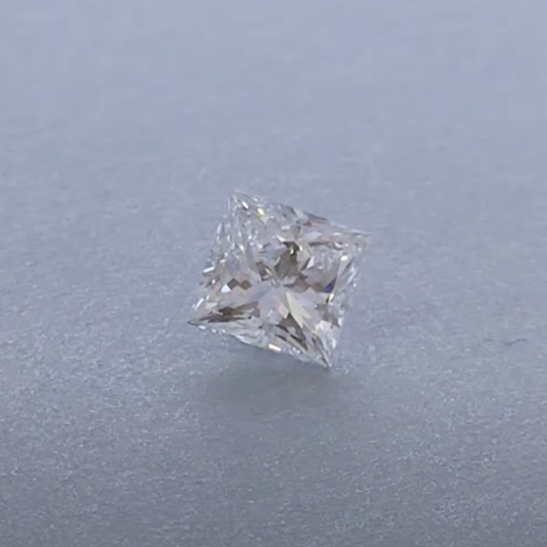 0.5 Carat Princess GIA Natural Diamond D-vs1 Very Good symmetry, Very Good polish.