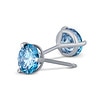 1ct Blue Enhanced Lab Diamond Martini Stud Earrings