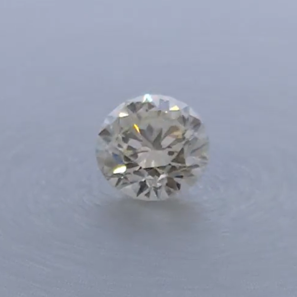 0.91 Carat Round EGL Natural Diamond N-SI1 Very Good symmetry, Very Good polish.