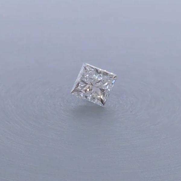 0.7 Carat Princess GIA Natural Diamond E-vs1 EXCELLENT symmetry, EXCELLENT polish.