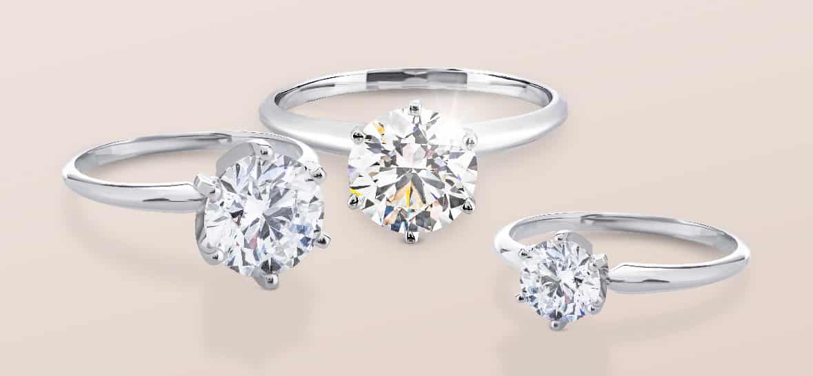 1 ½ct. Cushion Certified Lab Diamond Solitaire set in 14K