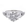 Certified 3 7/8 Carat Lab Grown Diamond Ring