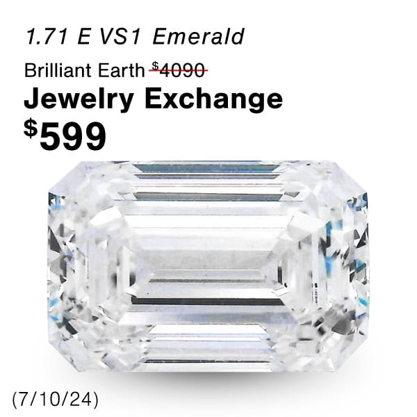 Lowest Price Eco Diamond – 1.71 ct Emerald E-VS1 IGI LG618487023 - Excellent symmetry, Excellent polish.