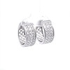 5ct Lab Diamond Earrings in 14k WG