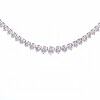 14.92ct Lab Diamond Necklace in 10k White Gold