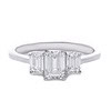 1 1/8 Carat Lab Grown Diamond 3-Stone Ring